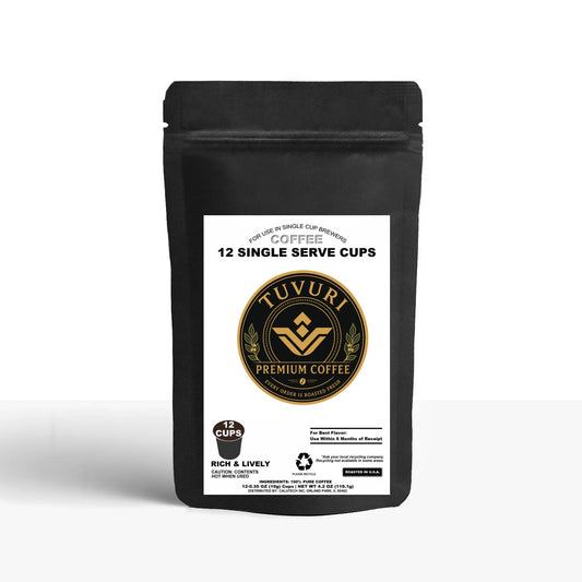 12 Pack Single Serve Coffee Capsules